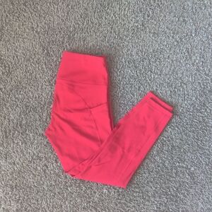 90 Degree By Reflex Bright Red Leggings